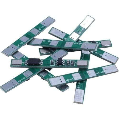 50 pcs 1S 3.7V 4A li-ion BMS PCM 18650 Battery Protection Board PCB for 18650 lithium ion li Battery Double MOS