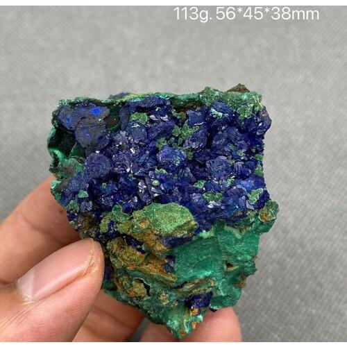 100% Natural beautiful Azurite and Malachite symbiotic mineral specimen crystal Stones and crystals Healing crystal