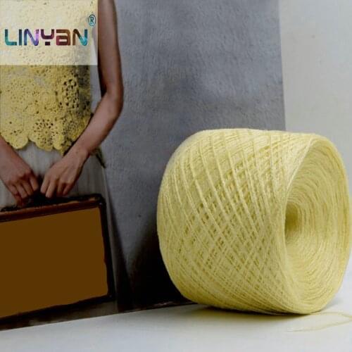 250g*1 pieces Yarns crochet 100% natural linen Dyeing colorful Hand Knitting Yarn For Knitting& Crocheting kyrie thread DIY ZL4