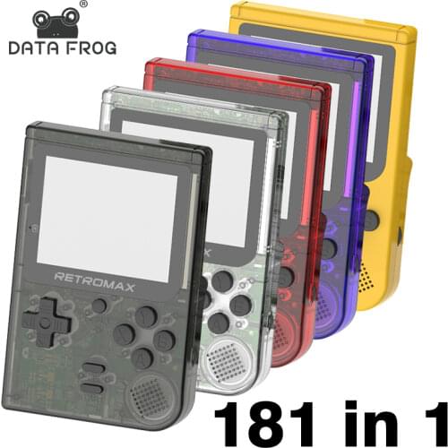 RETROMAX 181-in-1 Retro Games Console 8 Bit Mini Handheld Game Console 3 inch TFT Color Screen Retromax Game Console