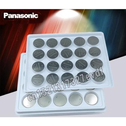Panasonic Original 10pcs 3V Button Cell Battery CR2412 Lithium Coin watch Key Fobs Battery For swatch watch