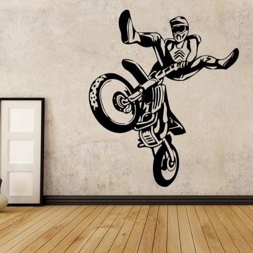 Free Shipping Motorcycle Home Decor Vinyl Wall Stickers For Living Room Bedroom Decor Room Decor Wallstickers