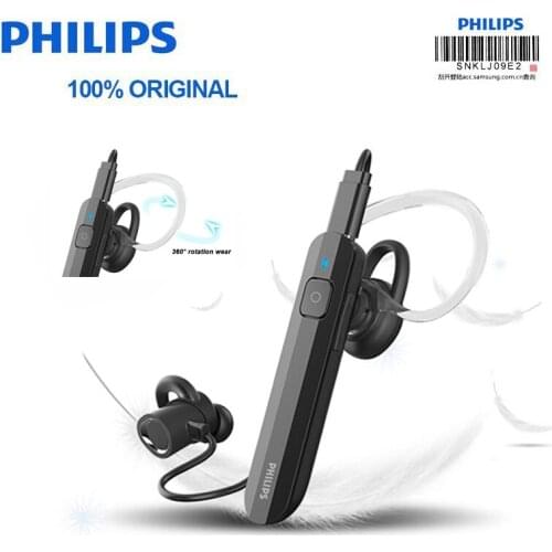 Philips Wireless Headset SHB1633 with Bluetooth 5.0 Lithium polymer Volume Control for Iphone X Galaxy Note 8 Official Test