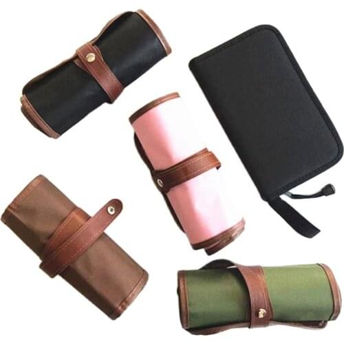 1 Pcs Multifunction 36 Hole Pencil Case Clay Sculpture Tool Storage Bag Toolkit Carve Canvas Fabric Pocket Sculpture Carving