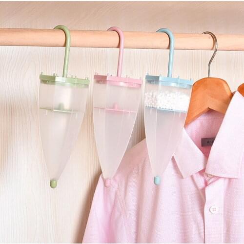 Sillica Gel Packs Hanging Desiccant Bag Wardrobe Cabinet Closet Dehumidifier Household Replacable Moisture Absorber Box