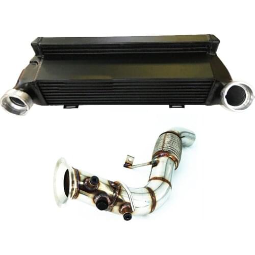 Intercooler Turbo Exhaust decat downpipe for 330d/325d/335d/335 diesel coupe E90/E91/E92/E93 M57