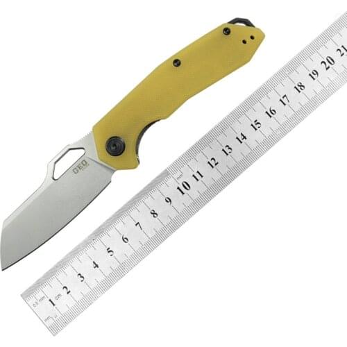Kubey GEO2101 Folding knife D2 steel G10 handle Outdoor survival knife