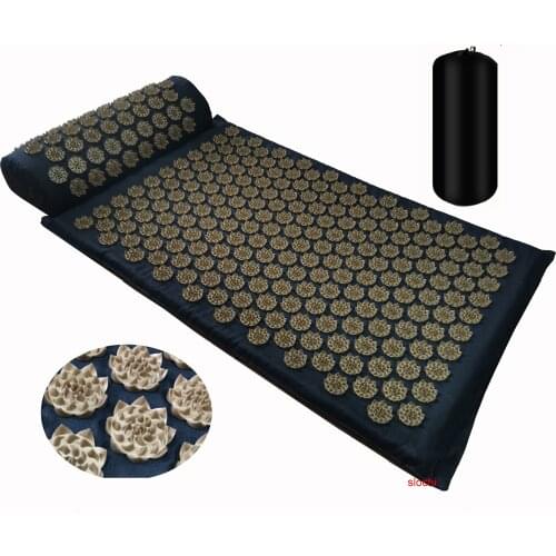 Massager Cushion Shakti Mat Massage Yoga Mat Acupressure Relieve Stress Back Body Pain Spike Mat Acupuncture Massage Mat
