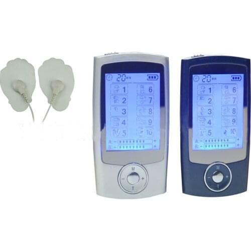 New 2 channel EMS Unit Electronic Pulse Massager 10 mode Smart Rechargeable Electronic Muscle Stimulation Body Massager