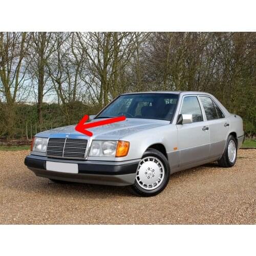 For Mercedes w124 Hood Star Emblem Front Badge E Class 1985-1993 Aftermarket A1248800086