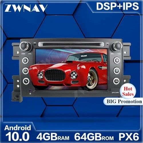 PX6 Android 10.0 Car Multimedia Player For suzuki grand 2005-2012 multimedia stereo GPS Radio navi stereo Touch screen head unit