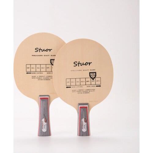 Stuor Primorac carbon table tennis Blade hinoki wood ping pong racket 5 layers with built-in fiber carbon