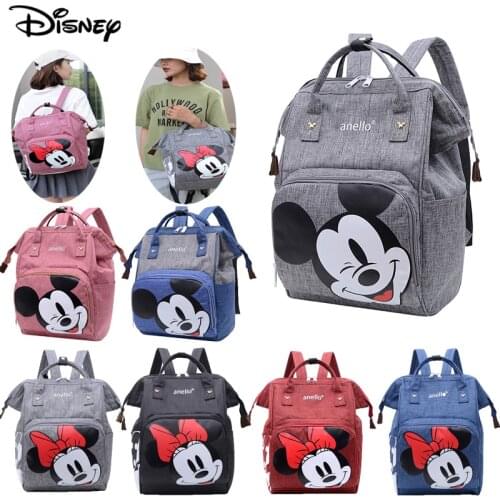 Disney Baby Diaper Bag Large Capacity Maternity Backpack For Mom Waterproof Mommy Bag Convenient Baby Backpack For Stroller