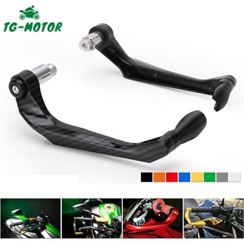TG-Motor Universal Motorcycl CNC accessories HandleBar Lever Guards protector handguard For Yamaha YZF R1 R3 R6 R15 R25 YZFR125