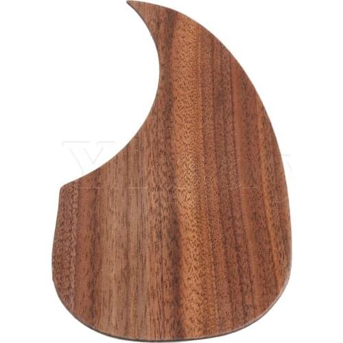 Yibuy 40/41 inch Acoustic Folk Guitar Pickguard Comma Shape Ebony Scratchplate