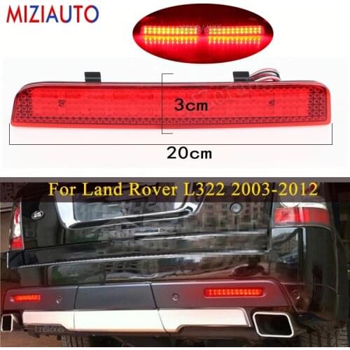 1 Pair LED Rear Bumper Reflector Light For Land Rover L322 2003-2012 /Freelander 2 / LR2 2008-2013 Tail Stop Brake Lights
