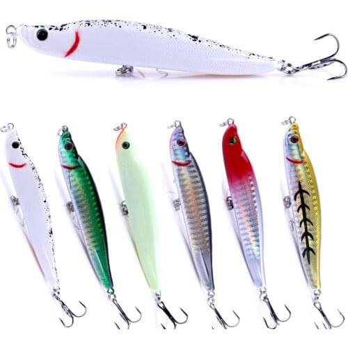 HENGJIA 1pc 9.58cm 16g hard pencil fishing lure wobbler pike carp trout perch crappie catfish fishing baits pesca fishing tackle