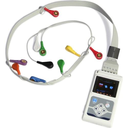 12 Channel ECG Holter ECG 24 Hours Holter EKG Monitor Software TLC5000 CONTEC