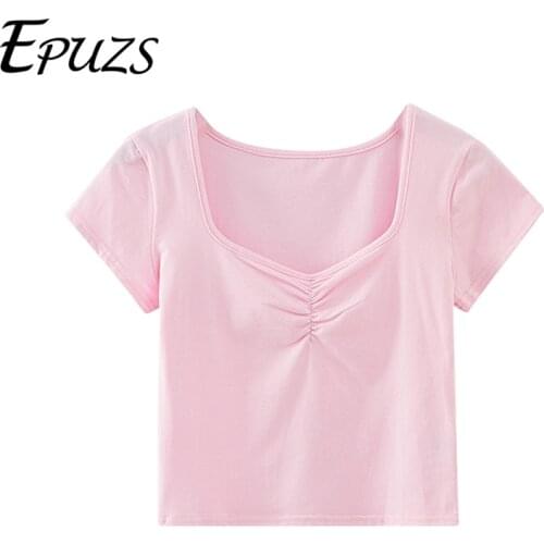 2020 Summer tops for women elegant white t shirt women shirts korean clothes female casual short sleeve tshirt kawaii streetwear