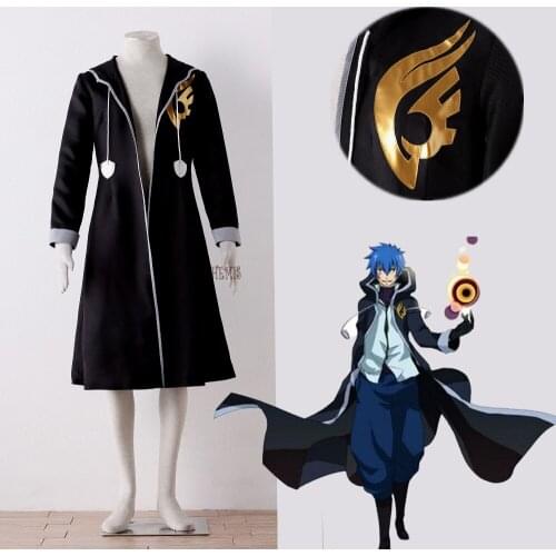 Athemis new FAIRY TAIL Jellal Fernandes cosplay costume long coat unisex any size cosplay costume