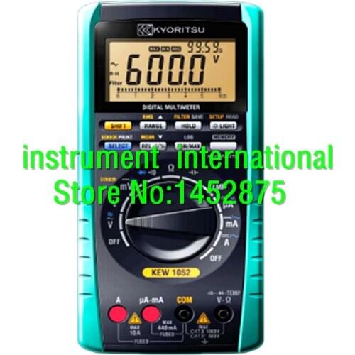 KYORITSU 1052 Digital Multimeter 6000 counts/True-RMS / data internal memory
