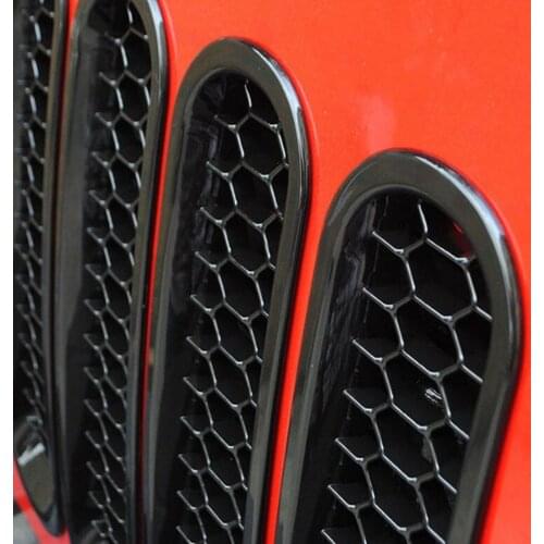 7Pcs/set Front Grill Cover decoration Trim Insert Mesh Accessories Styling for 07-16 Jeep JK Wrangler Exterior Accessories