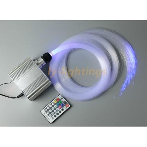 DIY twinkle stars optic fiber lights Starry sky optical fiber light RGB led light for bedroom hotel spa garden home decoration