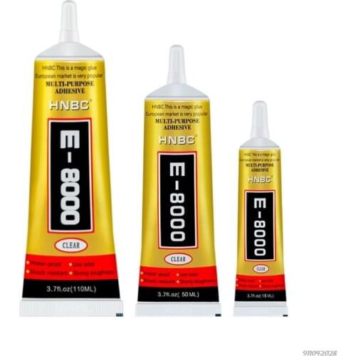 E8000 MultiPurpose Epoxy Resin Adhesive Jewerly Craft Rhinestone & Nail Gel Diy Phone Frame Fix Screen 110/15/50ml wholesales