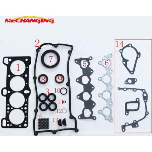 G4ED-G G4ED FOR HYUNDAI ACCENT II MATRIX (FC) ELANTRA Saloon 1.6 metal Engine seal Gasket Full Set Engine Gasket 20910-26D00