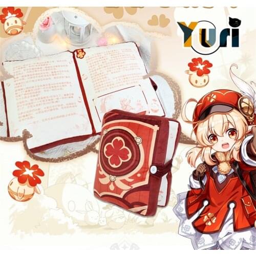 Genshin Impact Klee Story Book Pillow Plush Cushion Doll Toy Cosplay Gift Sa MT