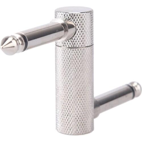 IRIN Electric Guitar Effect Pedal 1/4 6.35mm Plug Connector Z Type Audio Adaptors Coulper Connecting Interface Cable Adaptor 3A