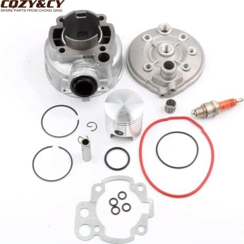 Motorcycle 90cc 49mm Big Bore Cylinder Kit & Cylinder Head for Yamaha DT50 TZR50 DT TZR 50cc AM6 Minarelli 2 stroke