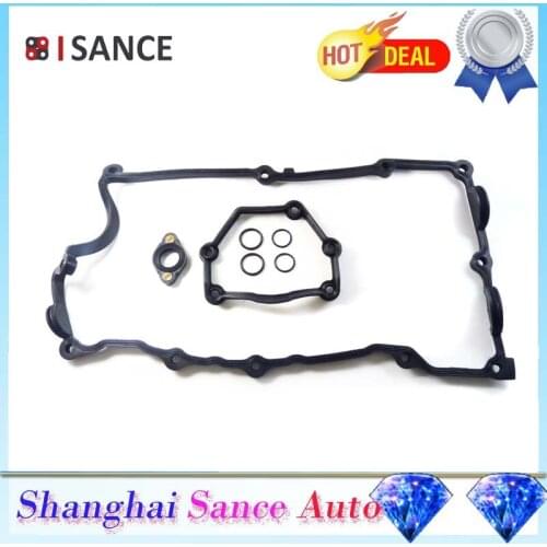 ISANCE Engine Valve Cover Cylinder Cover Gasket Seal & Flange Set For BMW E46 118i 120i 316ti 318ti 320i 520i X3 Z4 1.8i 2.0i