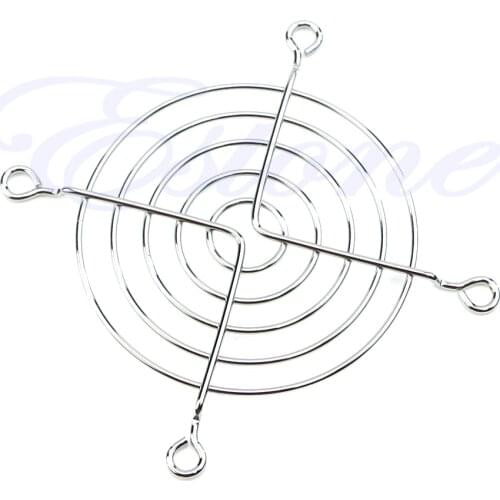 New Sale Metal 80mm PC Chrome Wire Fan grill / Cover / Guard Protector