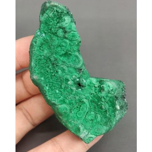 55g Natural rare malachite mineral specimen green stone crystal teaching specimen Healing crystal Free shipping
