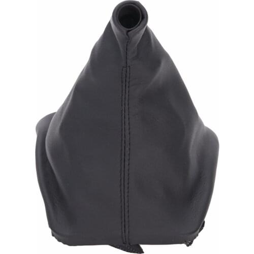 New Black PU Leather Dustproof Cover Gear Stick Gaiter Shift Lever Boot For BMW E30 E34 E36 Z3 X5