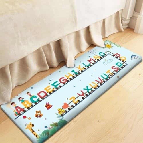 New Fashion Baby Play Mat Kids Flannel Safety Mat Carpet English Alphabet Games Play Baby Carpets For Childrens Rug Soft Floor