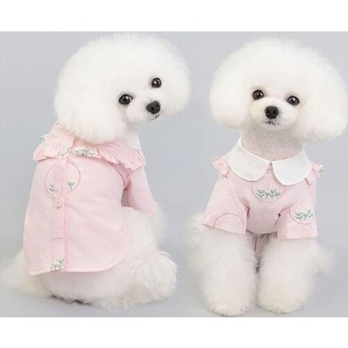 Print Dog Clothes Leisure Dog Shirt Pets Clothing For Small Dogs Costume Chihuahua Pet Clothes Ropa Perro Princess Dogs Clothing