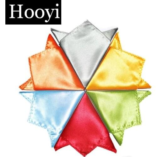 2019 solid color pocket square handkerchief towel