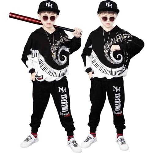 2020 Autumn Boys Girls Kids Clothes set Tracksuit Children Costumes wing sweatershirt Harem Pants For 6 8 10 12 14 Years