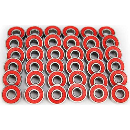 8pcs Pro 608RS ABEC-9 Bearing Roller Skate Scooter Snowboard Chrome Steel Inline Bearings Skateboard Mute Speed Bearing Supply