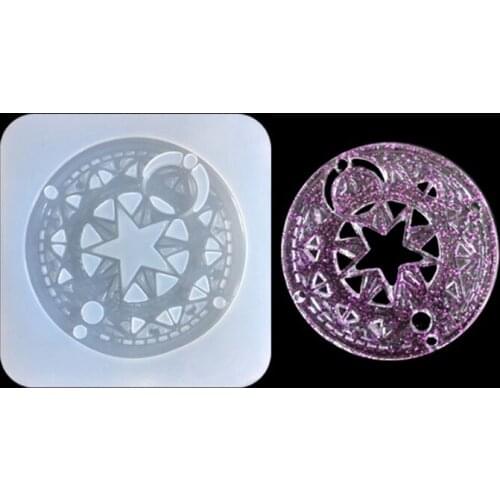 GLADZGT Transparent Silicone Mould Dried Flower Resin Decorative Craft DIY Magic array epoxy resin molds for jewelry