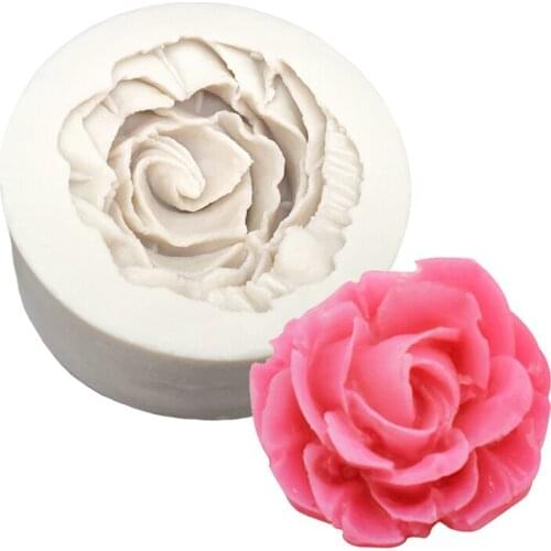Rose Silicone Sugarcraft Mold Resin Tools Cupcake Baking Mould Fondant Cake Decorating Tools