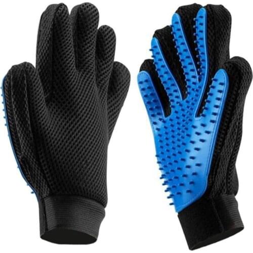 Pet Cat Dog Glove Deshedding Brush Glove Touch Gentle Cat beauty products Back Massage Fur Washing Bathing Comb Cleaning Brush