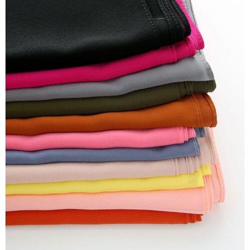 Pearl Chiffon Scarf Women Plain Chiffon Hijab Scarf Solid Color Shawl Headband Muslim Hijabs Chiffon Scarves Bandana 40colors