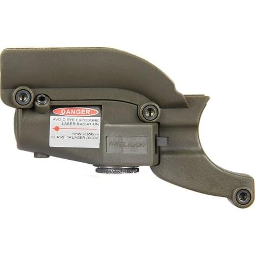 Tactical Red Laser Dot Sight Aim Pointer For M92 Pistol With Lateral Grooves For Outdoor Hunting