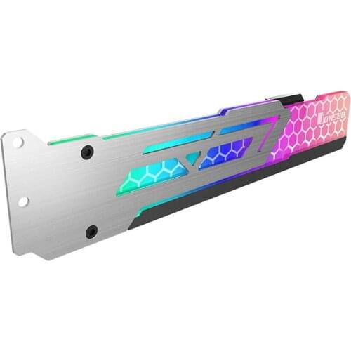 Jonsbo V3 Universal RGB Graphics Card Support Frame 3 Pin Automatic Color Change Video Card Holder Bracket for Motherboard