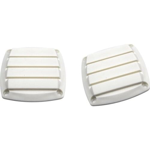 2x White Plastic Boat Hose Intake Vent Ventilation Cover for Boat 3inch