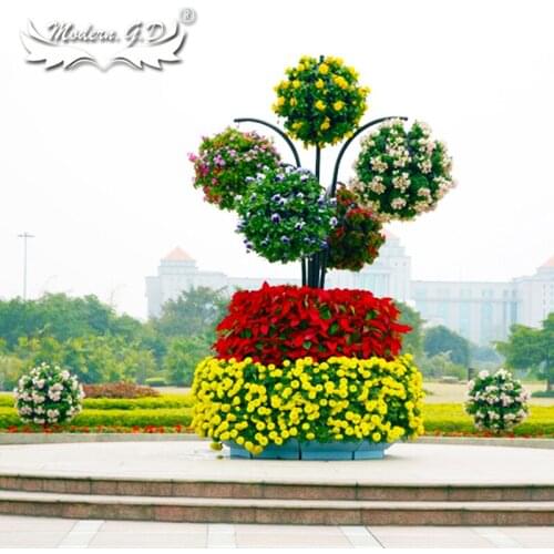 Pot planter design steel frame products vertical garden and outdoor planter for flower tree