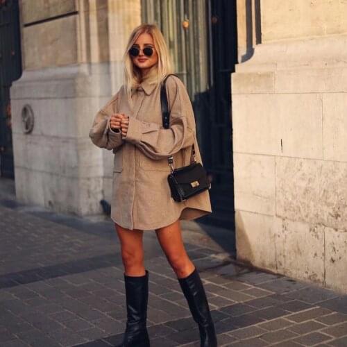 Zary Daisy Womens Camel Coats